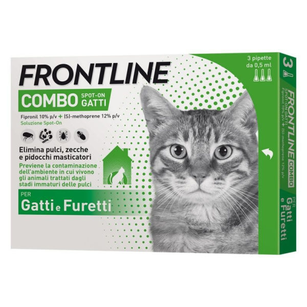 FRONTLINE COMBO GATTI (3 Pipette da 0,5ml)